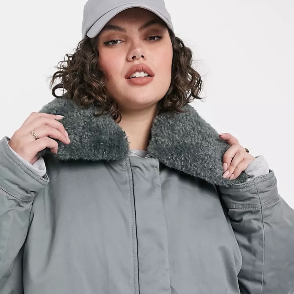ASOS Curve Collared Jacket - Picture 3 of 5